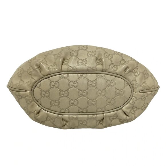 GUCCI Guccissima Cream Leather Shoulder Bag bran-462-090525 - Picture 4 of 8